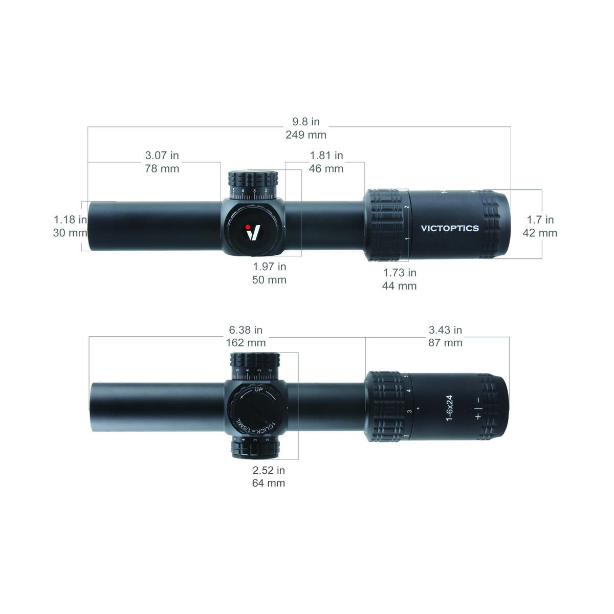 VictOptics S6 1-6x24 LPVO