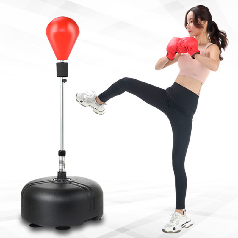 เป้าชกมวยตั้งพื้น เป้าซ้อมมวย เป้าล่อซ้อมมวย เป้ามวยตั้งพื้น 90 องศา เป้ามวย เป้าล่อมวย เป้าชกมวย เป้าต่อยมวย รุ่น Fit-065