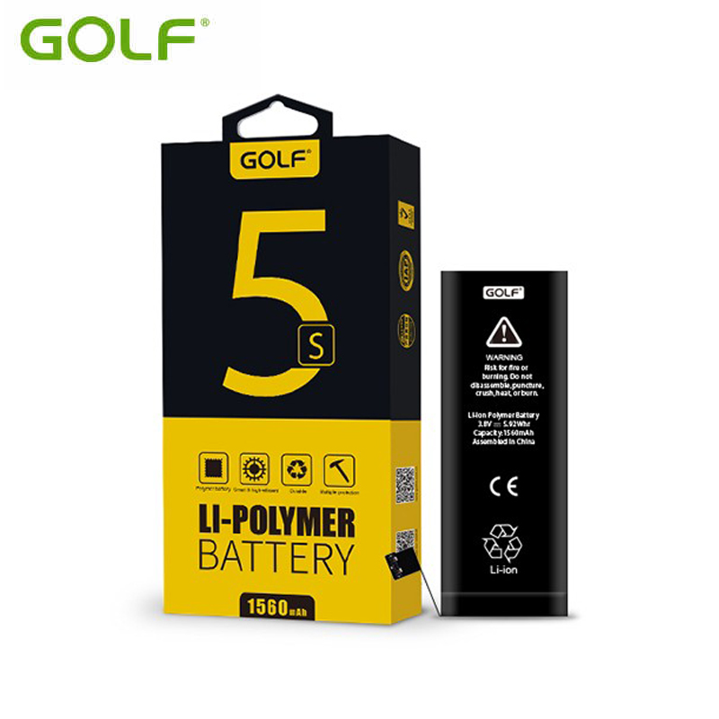 Golf แบตเตอรี่ iPhone 5S 5C 1560 mAh