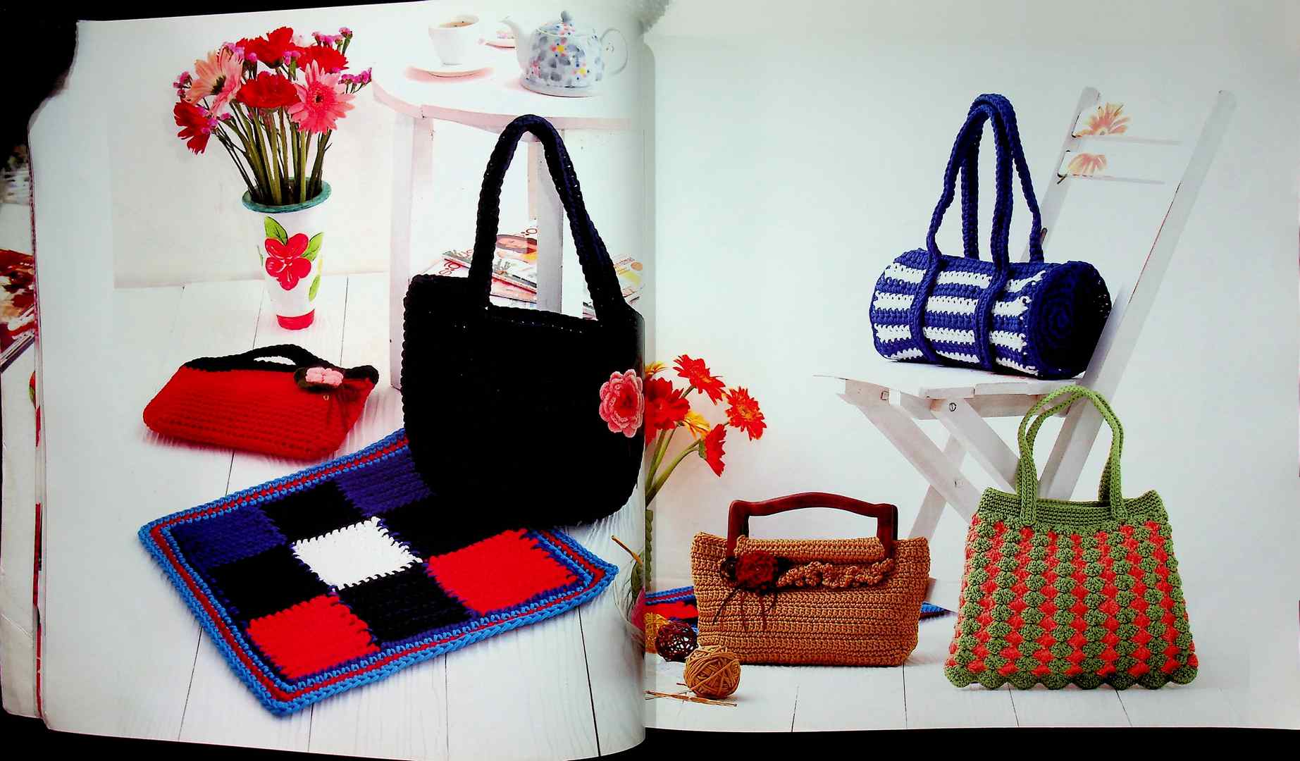 กระเป๋า โครเซต์เชือกร่ม