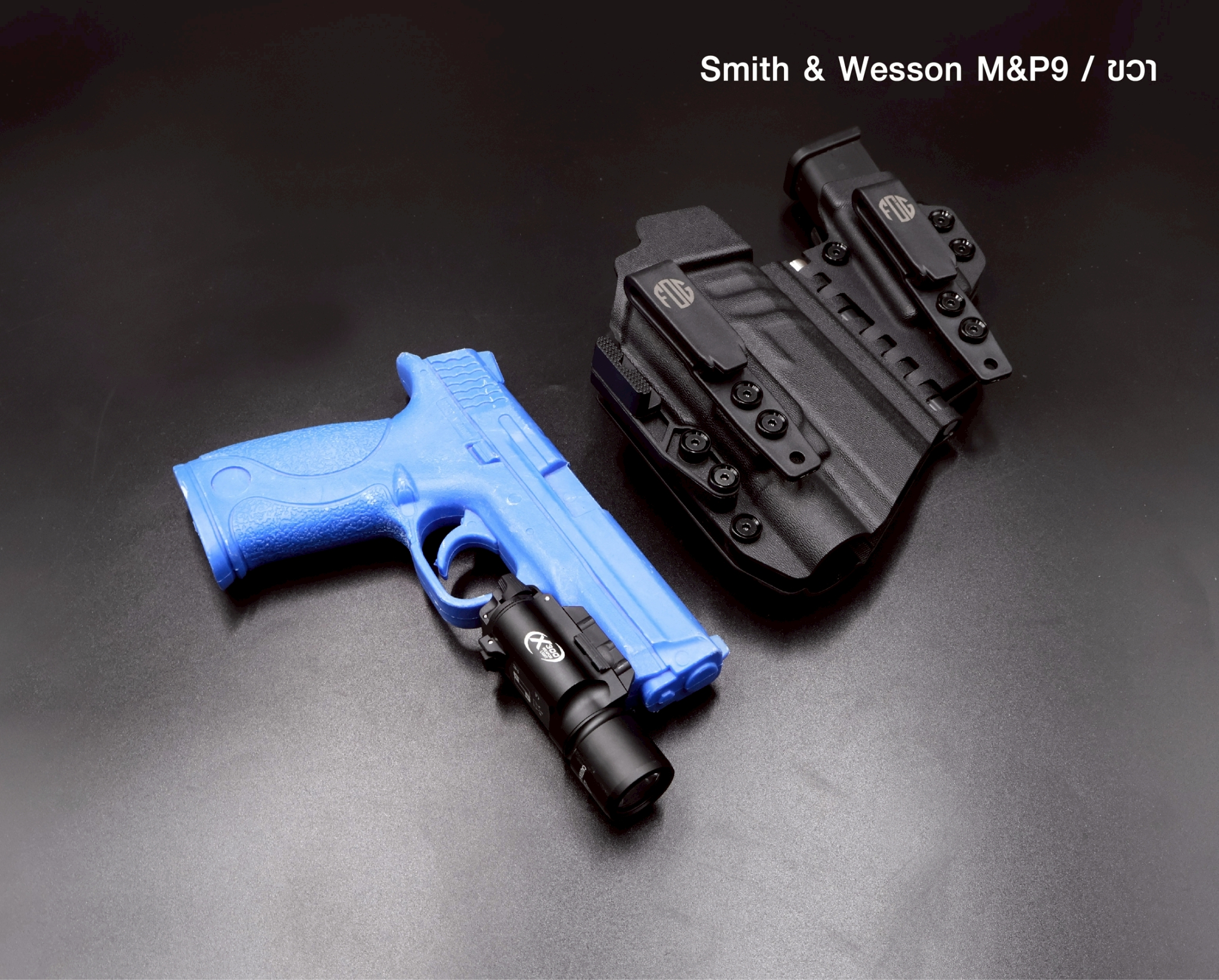 🇹🇭 1365 ไทยแลนด์ แทคติคอล ซองพกใน SUREFIRE SIDECAR 2.0 + 9mm MAG (FOGGEAR) [ I-010-BK (+9mm) ]