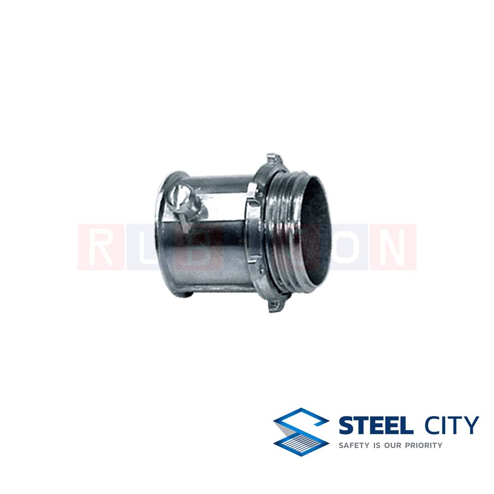 STEEL CITY คอนเนคเตอร์จับท่อบาง ZINC ALLOY (E.M.T. CONNECTORS)