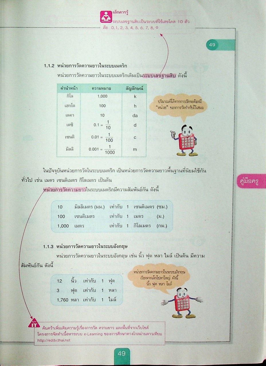 คู่มือครู หนังสือเรียน คณิตศาสตร์ ม.๒ เล่ม ๑ ตามหลักสูตรแกนกลางการศึกษาขั้นพื้นฐาน พุทธศักราช ๒๕๕๑