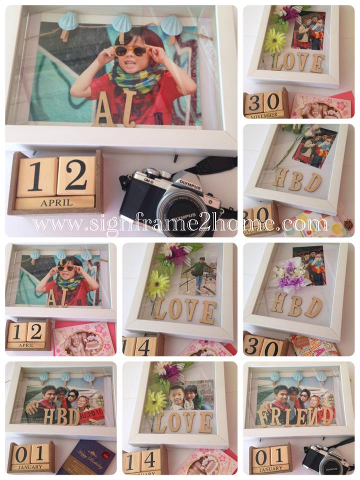 กรอบรูปทรงลึก + การ์ด(เพลง)