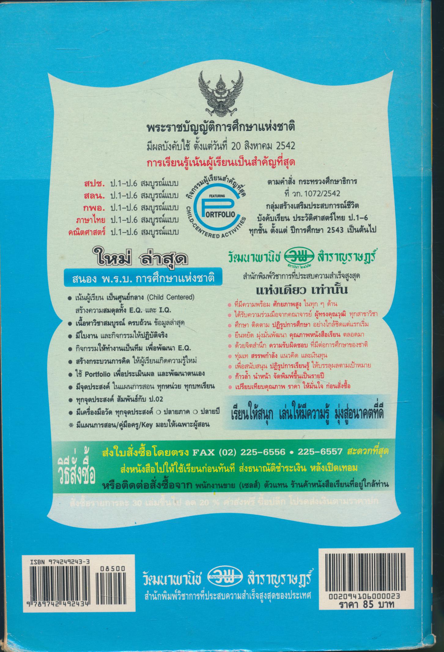 สลน ป.6 สมบูรณ์แบบ ชั้นประถมศึกษาปีที่ 6