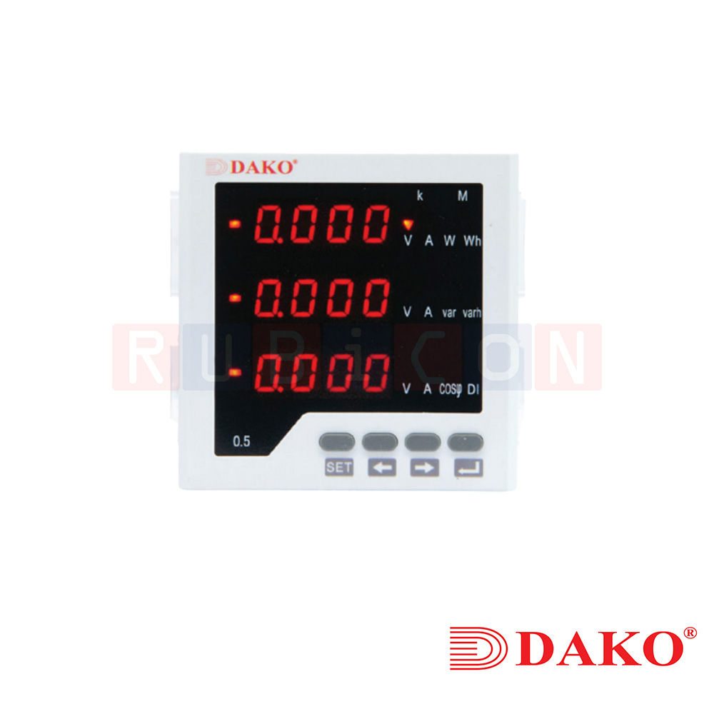 "DAKO" DN-3D3J-O-A มิเตอร์จอแสดงผล LED (มัลติฟังก์ชั่น 3 เฟส) METER LED DISPLAY