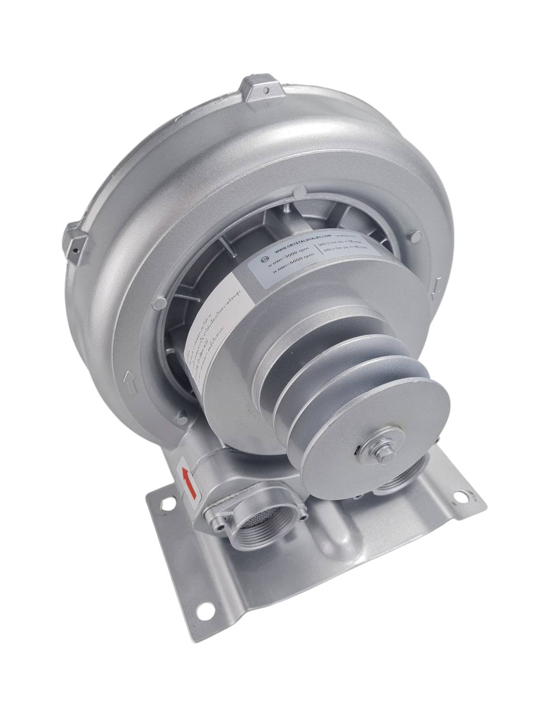 Ring Blower CTA Belt ปั๊มริงโบเวอร์ ท่อเข้าออก1 1/2 นิ้ว ท่อสั้นพิเศษ สำหรับรถขนส่งสัตว์น้ำ