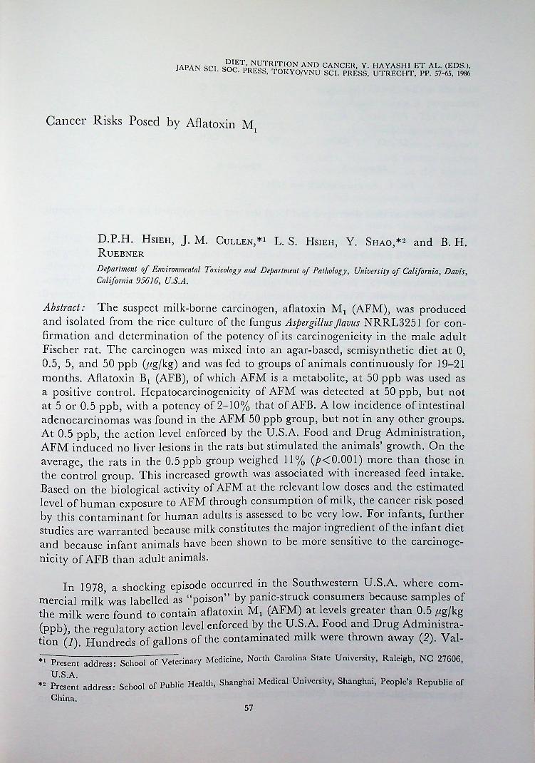 DIET, NUTRITION AND CANCER 16