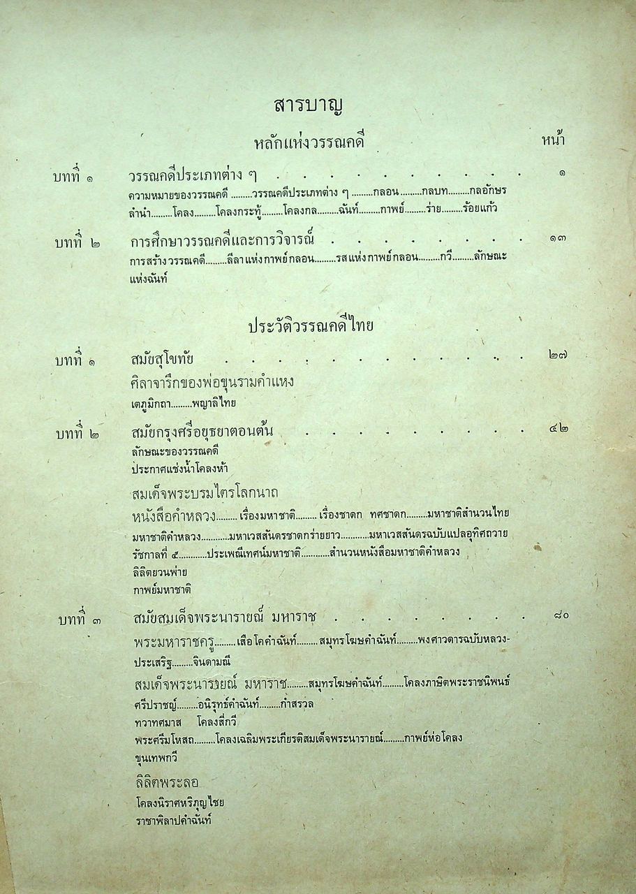 ประวัติวรรณคดีไทย สำหรับนักศึกษา