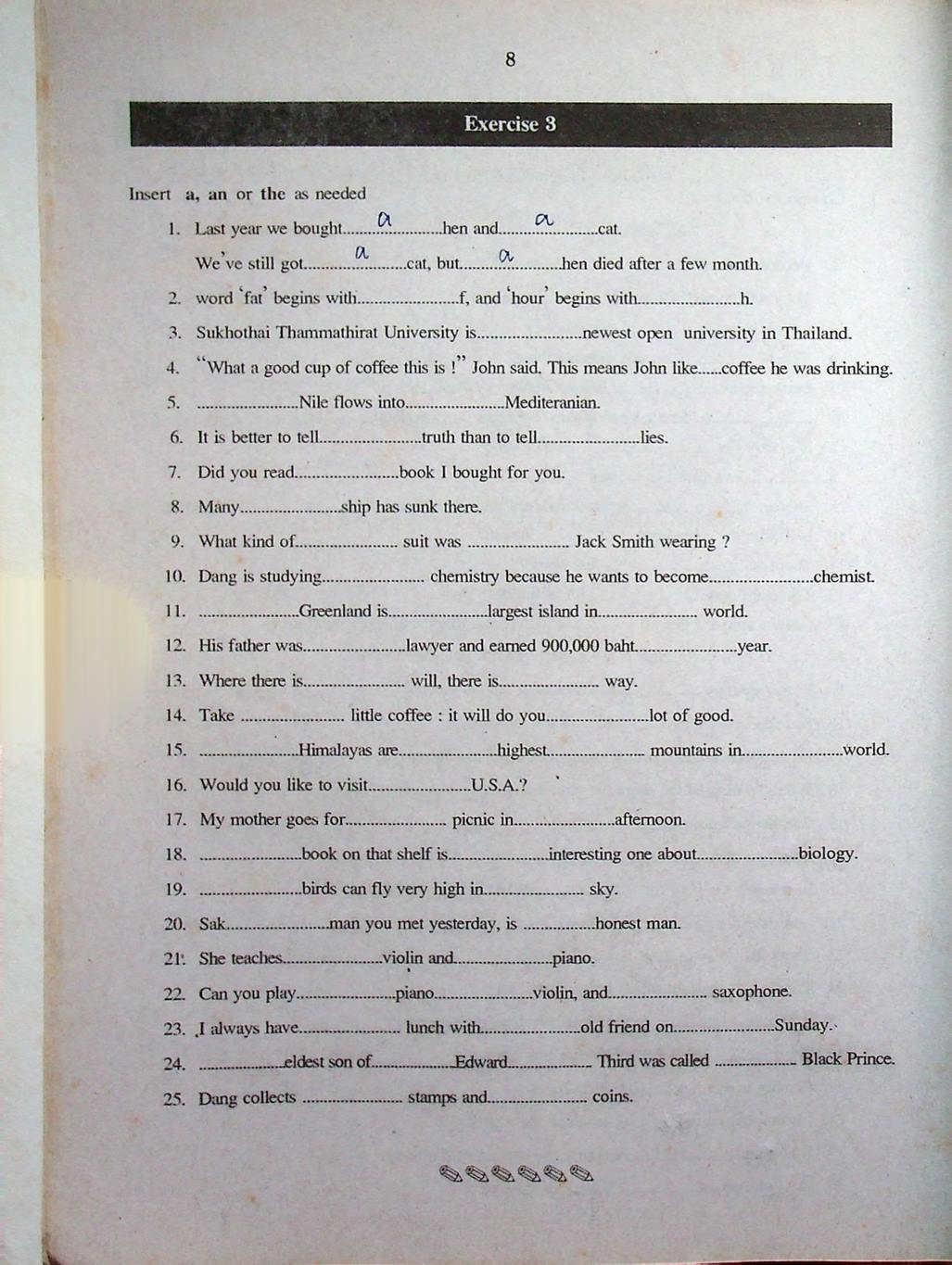 หลักไวยากรณ์ภาษาอังกฤษ ม.ต้น Grammar M.1-2-3