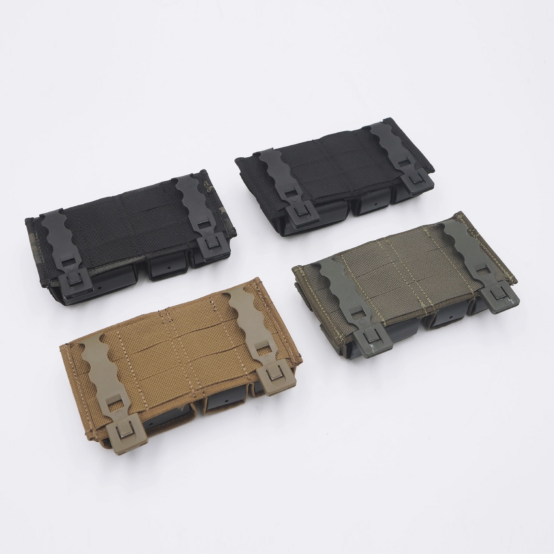 🇹🇭 1131 ไทยแลนด์ แทคติคอล ซองแม็กกาซีน 2+1 ( Wosport ) FAST 9MM & 5.56 Double Mag Pouch [ MG-F-06 ]