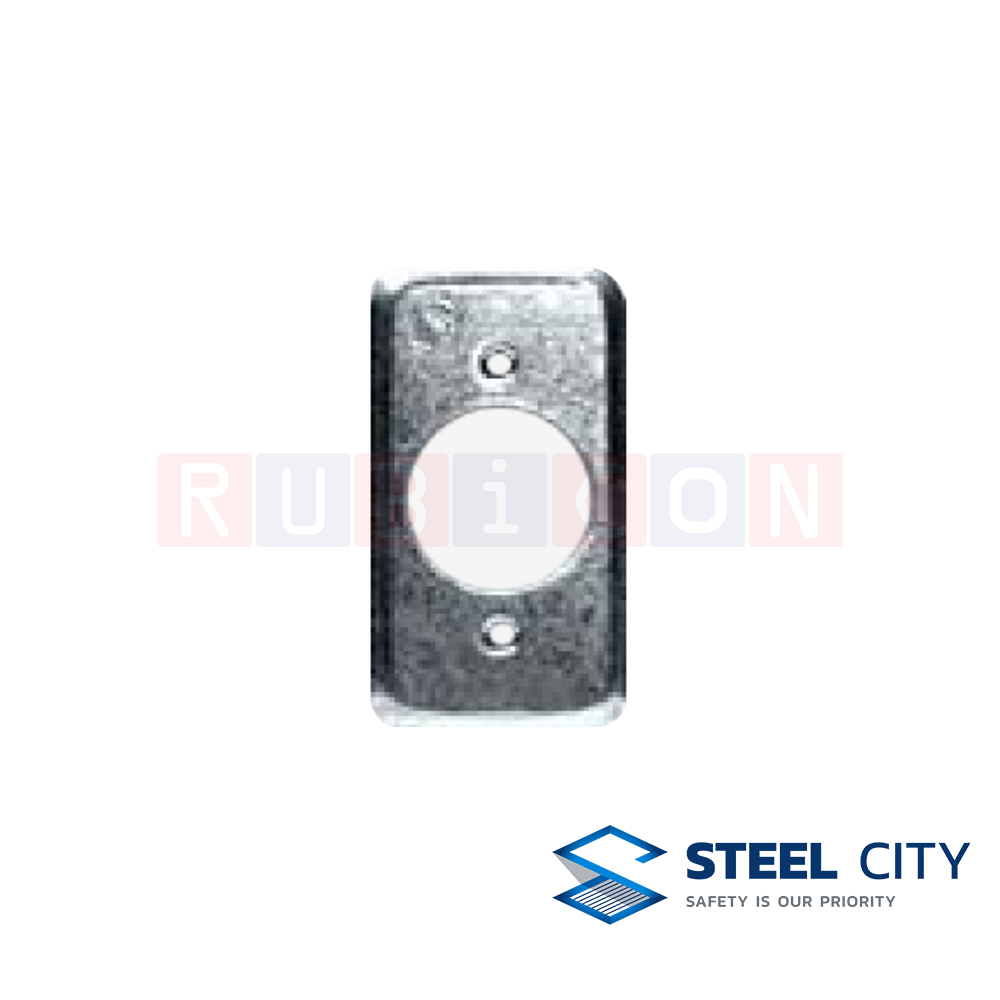 STEEL CITY BY26 ฝาแฮนดี้บ๊อกซ์ 2″ x 4″ ปลั๊๊กกลาง (HANDY COVERS 2" x 4")