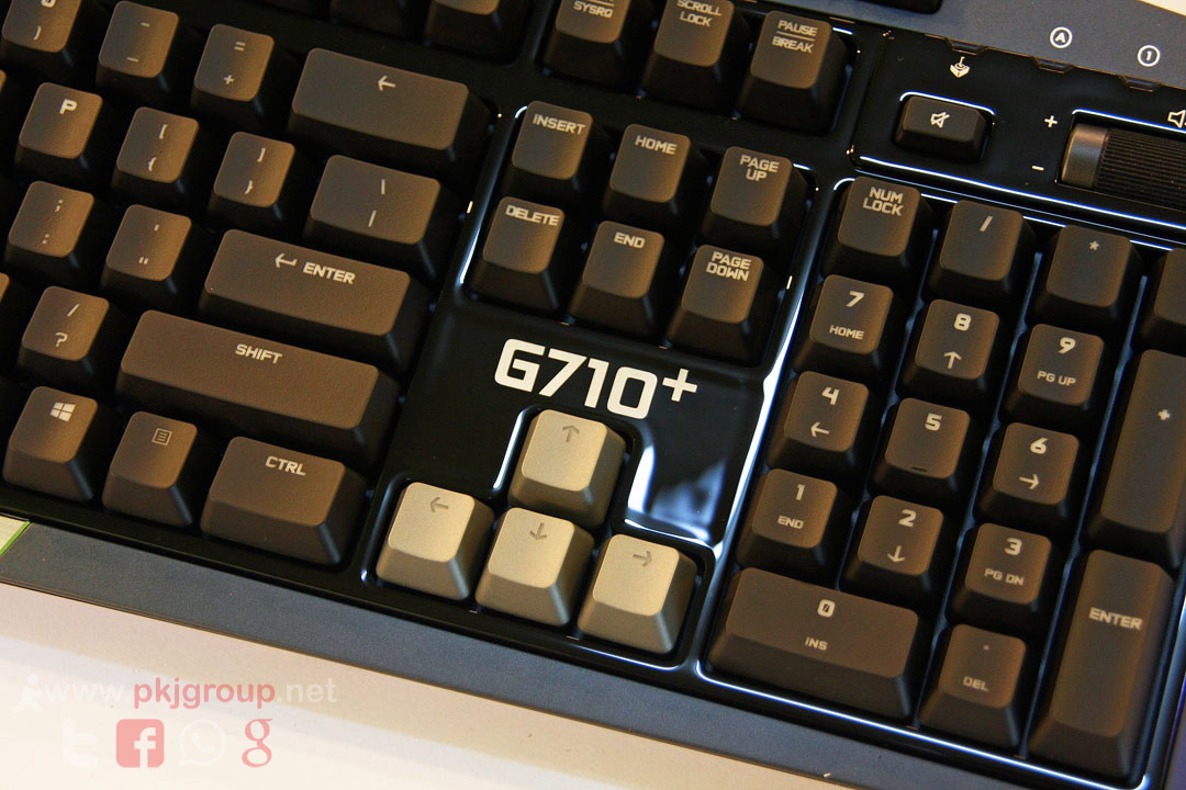 Logitech G710+ คีย์บอร์ดเกมส์ Cherry Switch ไฟสีขาว ราคาพิเศษ(รีวิว