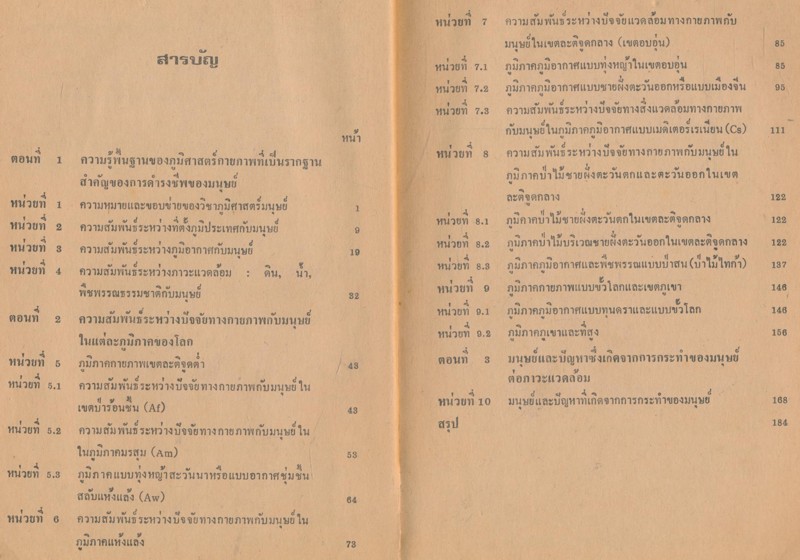 คู่มือครูสังคมศึกษา รายวิชา ส๐๑๑ ภูมิศาสตร์มนุษย์ หลักสูตรมัธยมศึกษาตอนปลาย พุทธศักราช ๒๕๒๔