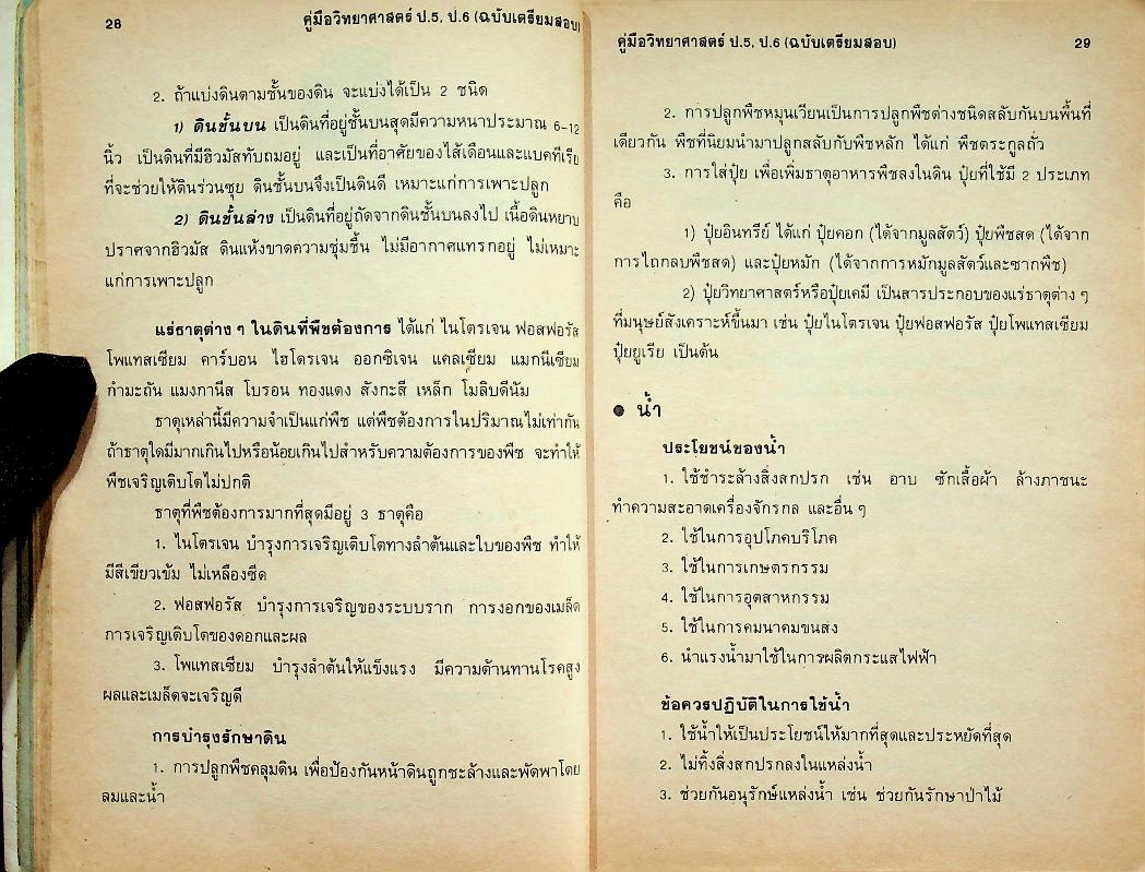คู่มือ วิทยาศาสตร์ ป.5 ป.6 (ฉบับเตรียมสอบ)