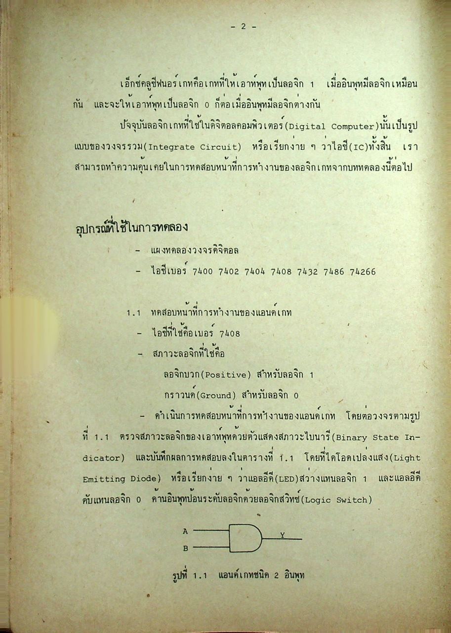 วงจรดิจิตอล ภาคปฏิบัติ (126 หน้า)