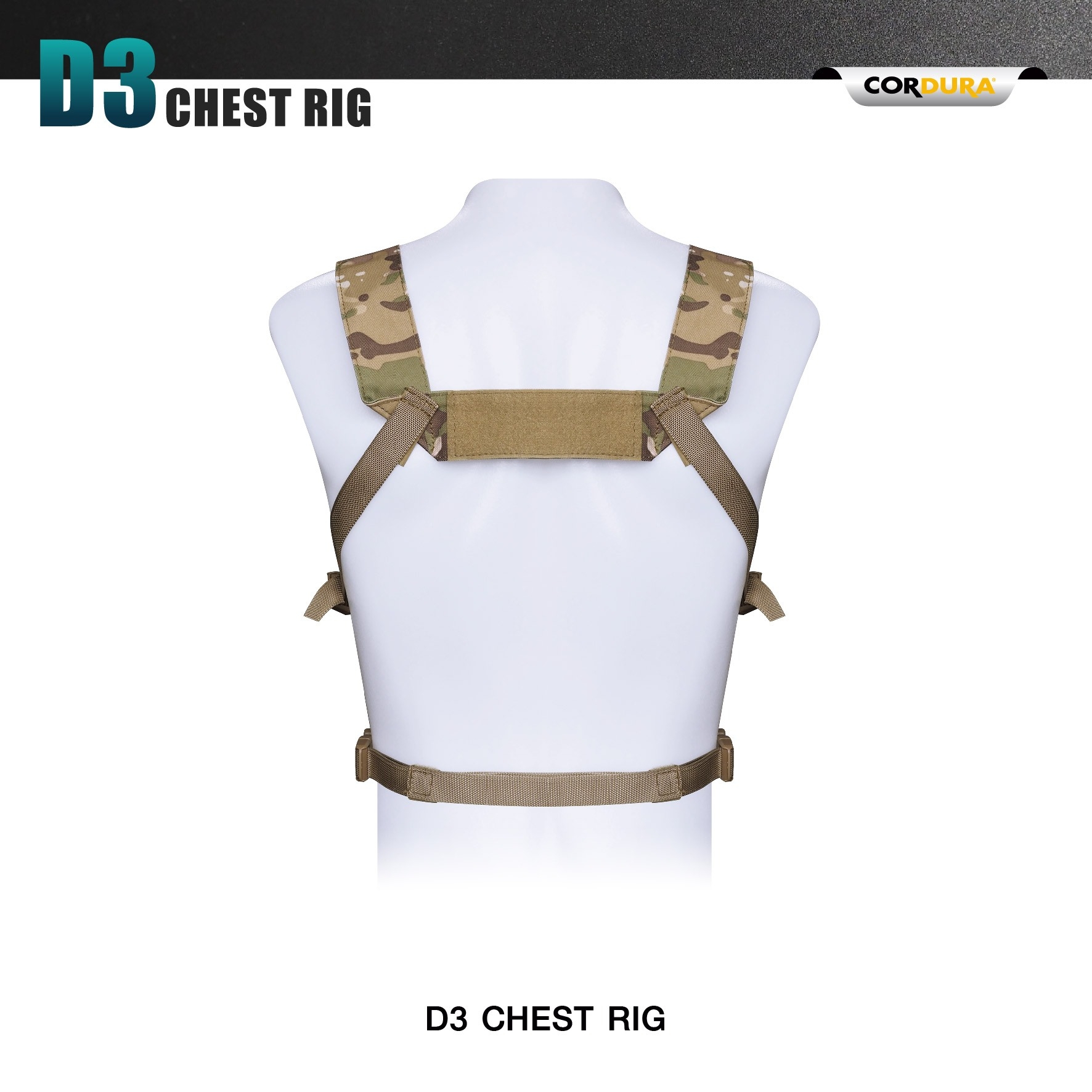 🇹🇭 536 ไทยแลนด์ แทคติคอล D3 Chest Rig อุปกรณ์ทหาร อุปกรณ์เซฟตี้ สายโยงบ่า D3 Chest Rig Thailand Tactical
