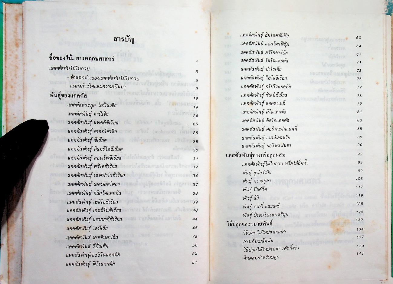 ตำราปลูกเลี้ยงและขยายพันธุ์ แคคตัส และไม้ใบอวบ
