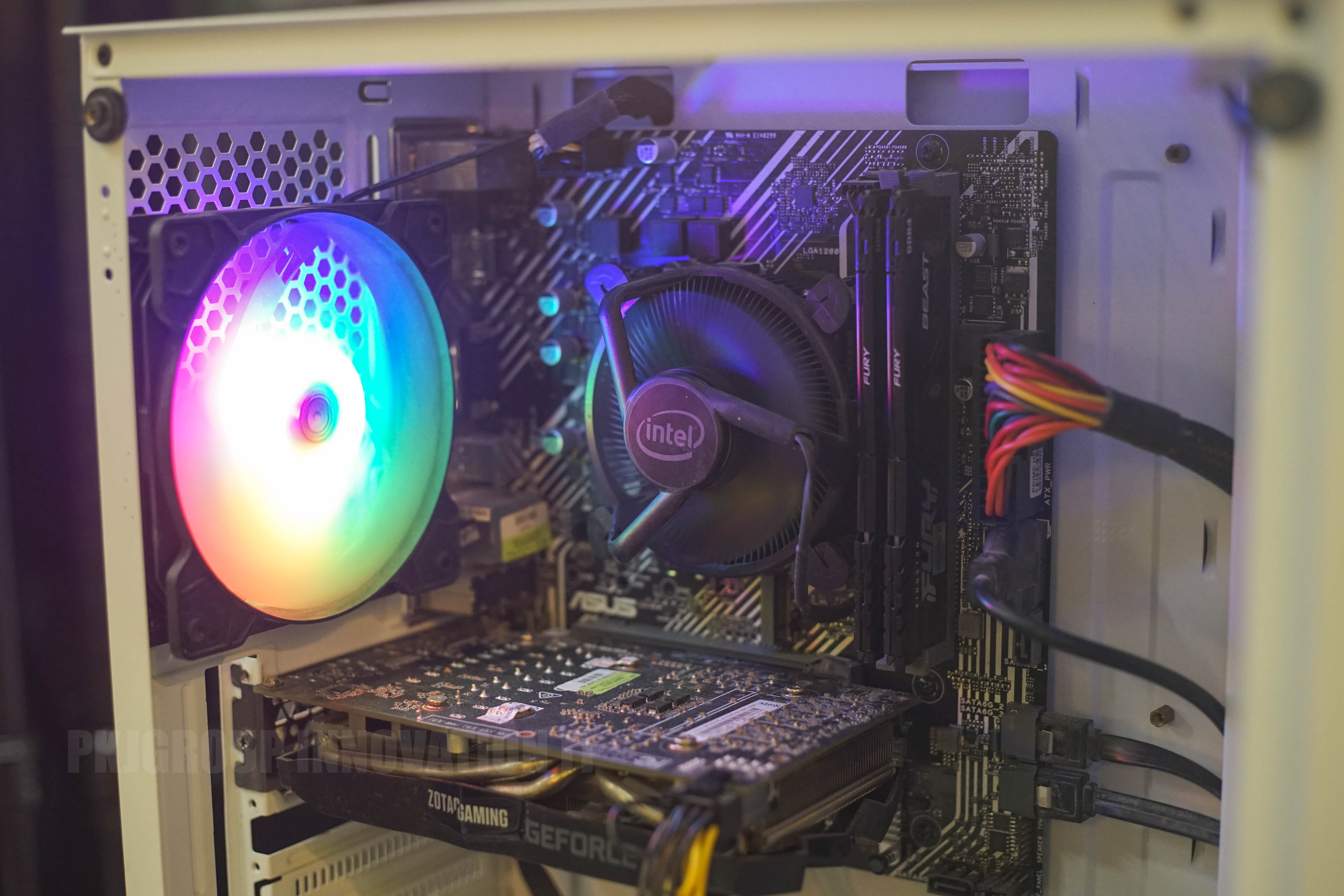 คอมเล่นเกมมือสอง i3-10105 RAM 16 GB GTX1660 Super SSD 120 GB HDD 1 TB