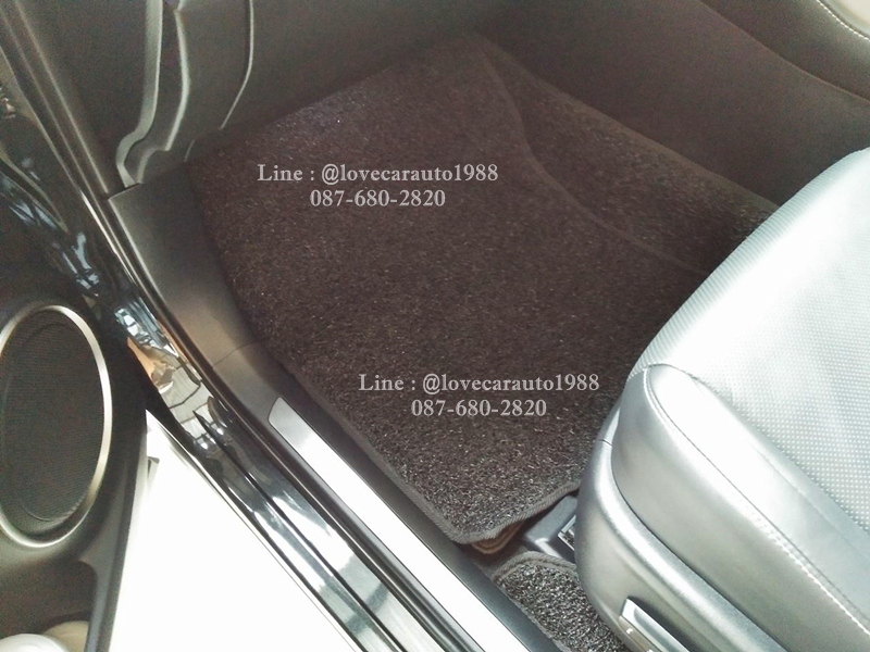 พรมดักฝุ่นปูพื้นรถยนต์ Lexus เลกซัส NX300 ไวนิลสีดำ