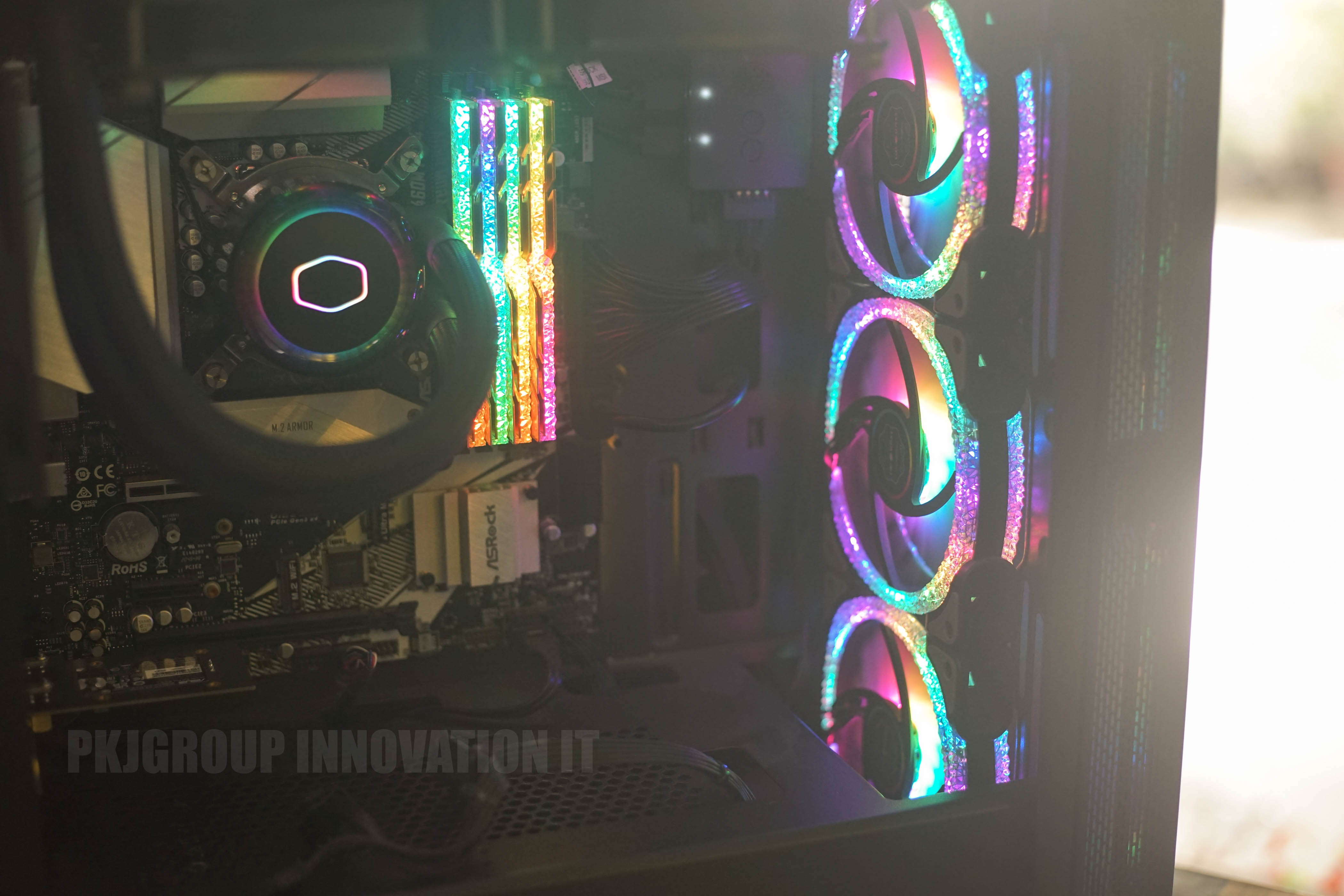 คอมประกอบมือสอง i5-10500 RAM 32 GB M.2 250 GB HDD 1 TB ชุดน้ำ 2 ตอน