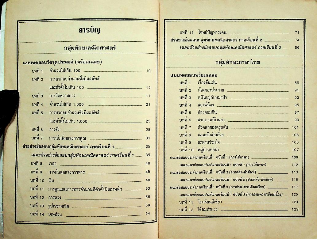 ติวเข้ม เตรียมสอบ ป.2