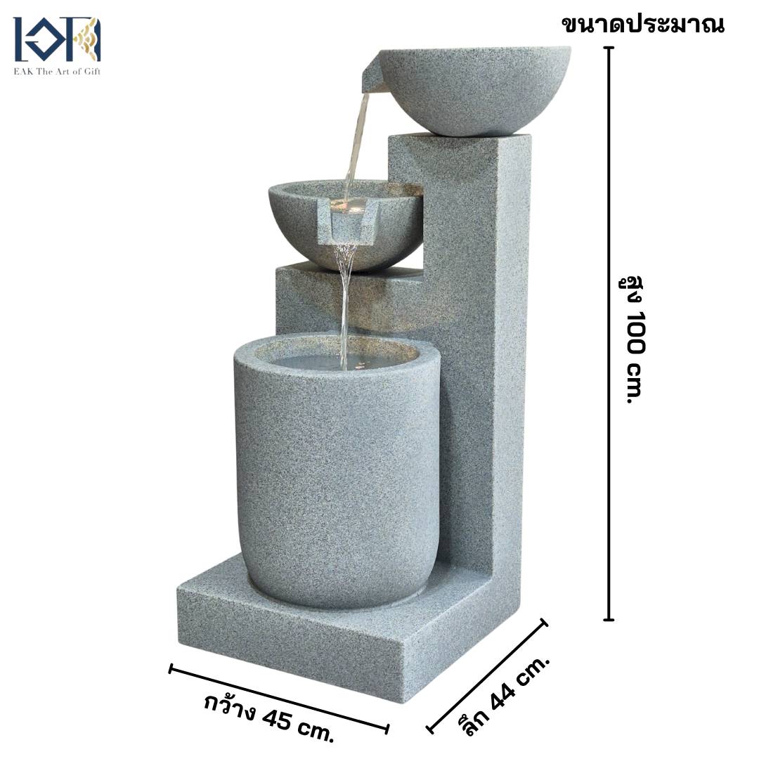น้ำพุตั้งพื้นแต่งบ้าน รุ่นGranilite NZ16268JA เหมาะสำหรับตั้งวางหน้าบ้าน หน้าสำนักงานบริษัท น้ำพุขนาดใหญ่เสริมฮวงจุ้ย