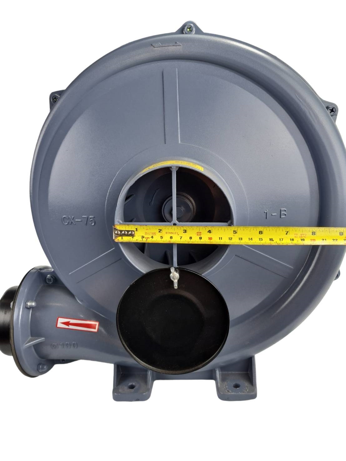 Industrial Centrifugal Fan (Heat) พัดลมโบลเวอร์สำหรับดูดอากาศร้อน 200 องศา 1HP 220V ใช้ในงานอบร้อนหรือเป่าแห้ง โบเวอร์หอยโข่ง ทนความร้อนสูง โบเวอร์เตาอบ