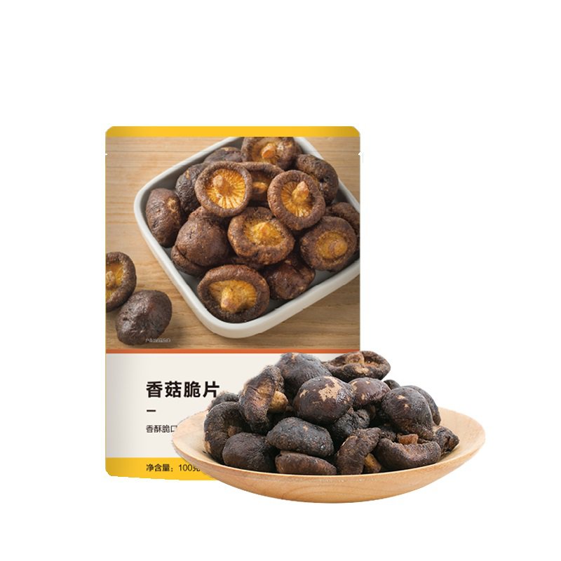 เห็ดหอมอบกรอบ ด้วยเห็ดหอมคัดเกรดชั้นดี 100g