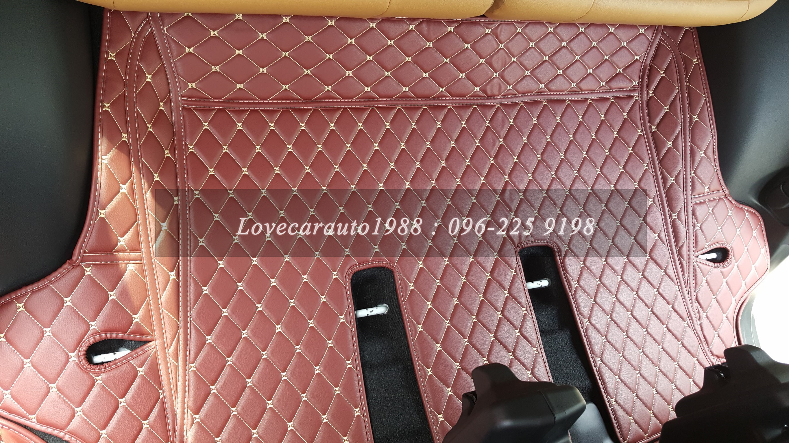 พรม6D Toyota Fortuner2017 สีน้ำตาลเข้ม