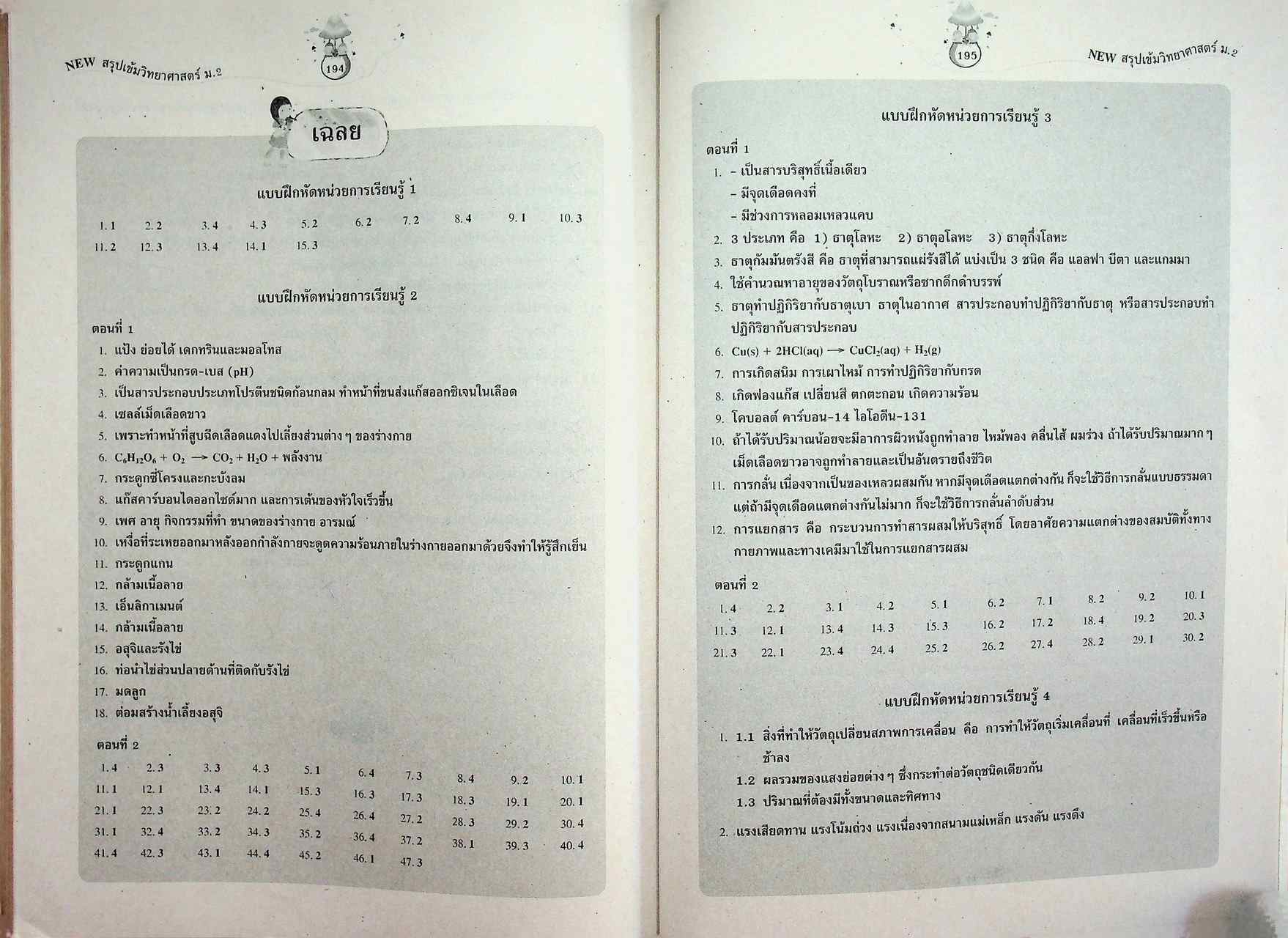 NEW สรุปเข้มวิทยาศาสตร์ ม.2 ตรงตามหลักสูตรแกนกลาง พ.ศ. 2551