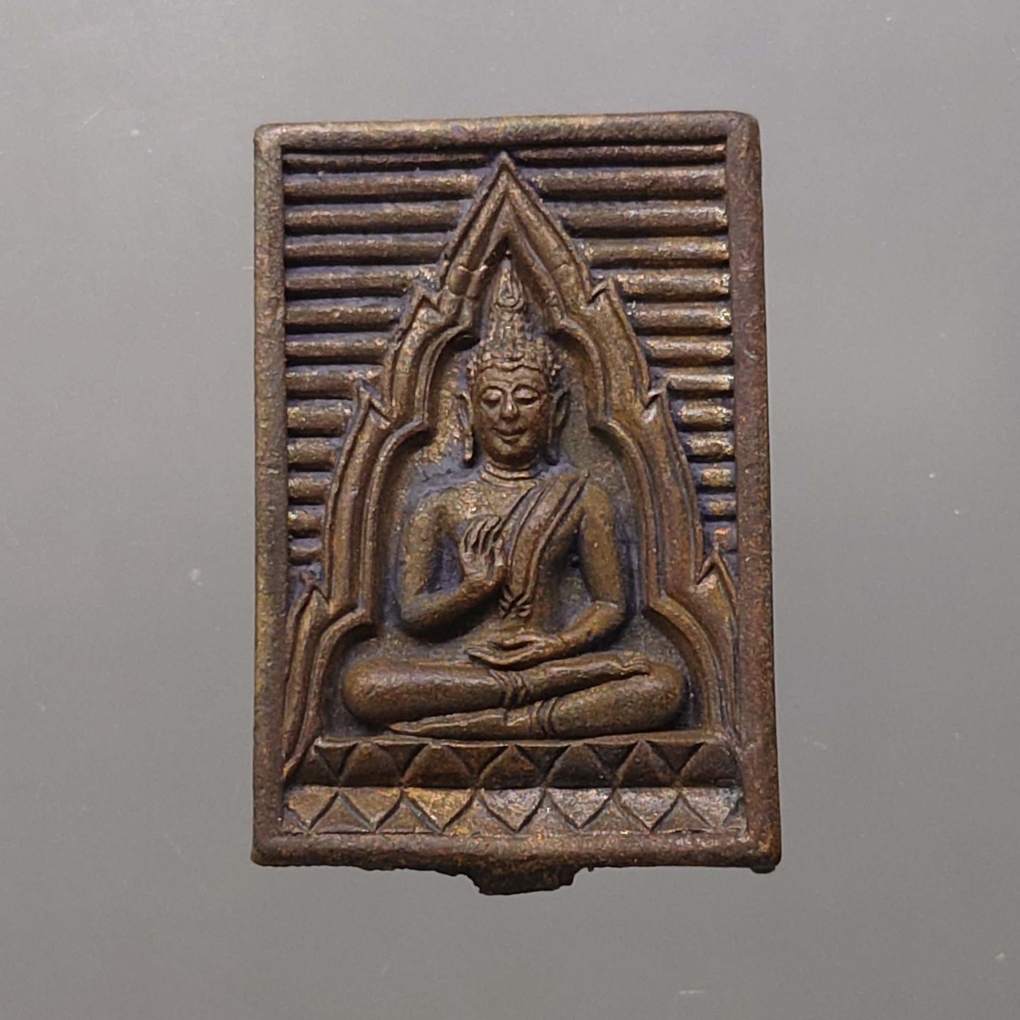 เหรียญหล่อพระพุทธ วัดปากน้ำ รุ่นเมตตา‑กรุณา พ.ศ. 2534 เนื้อสัมฤทธิ์ พร้อมตลับ