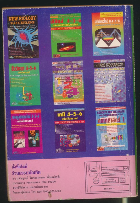 สรุปเข้มหัวใจ คณิตศาสตร์ 1 ม.4-5-6 เอนทรานซ์ระบบใหม่ พร้อมด้วยเทคนิคทำโจทย์ข้อสอบคณิตศาสตร์ให้ทันและถูก