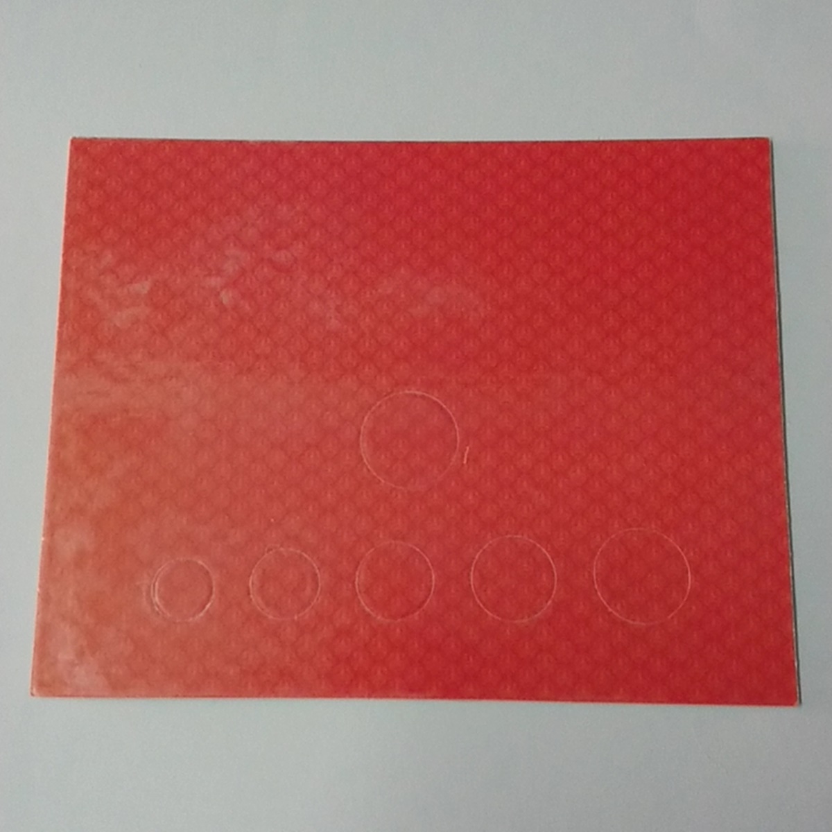 แผงใส่เหรียญ 6 ช่อง ใส่เหรียญหมุนเวียน ร10 สีเหลือง/สีแดง/สีขาว แผงเปล่า คุณภาพดี