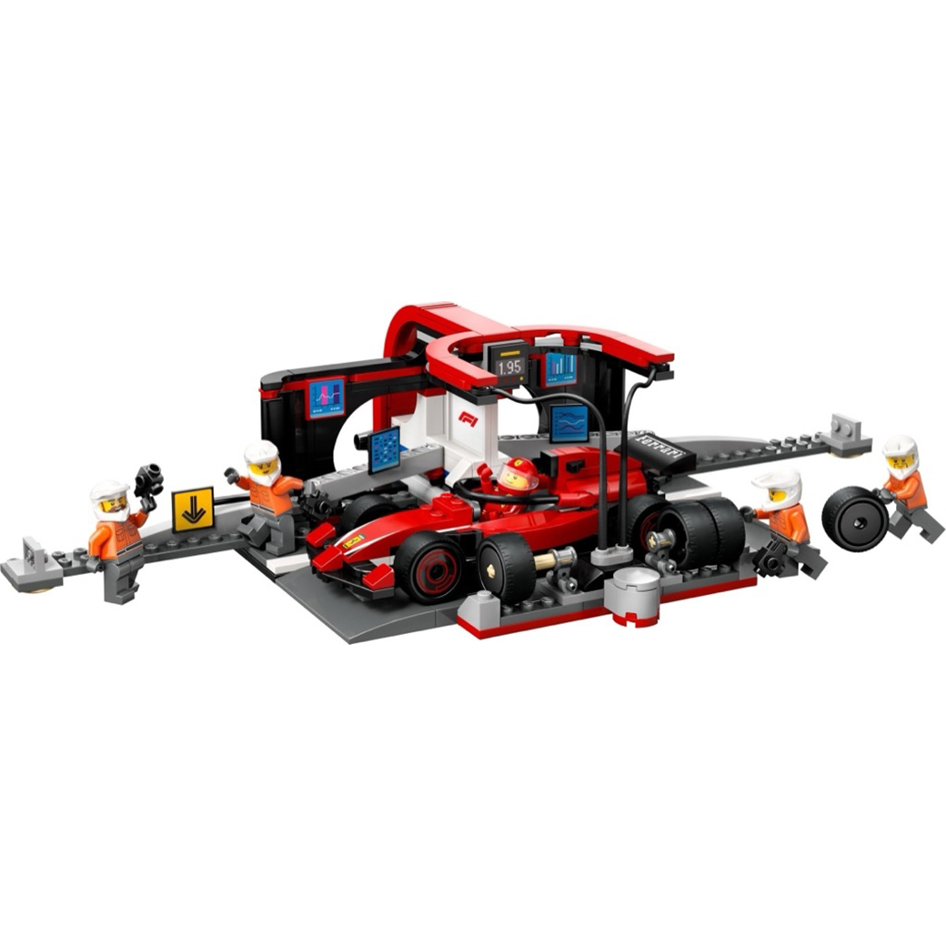 **MTS Toys**เลโก้ Lego 60443 City : F1 Pit Stop & Pit Crew with Ferrari Car