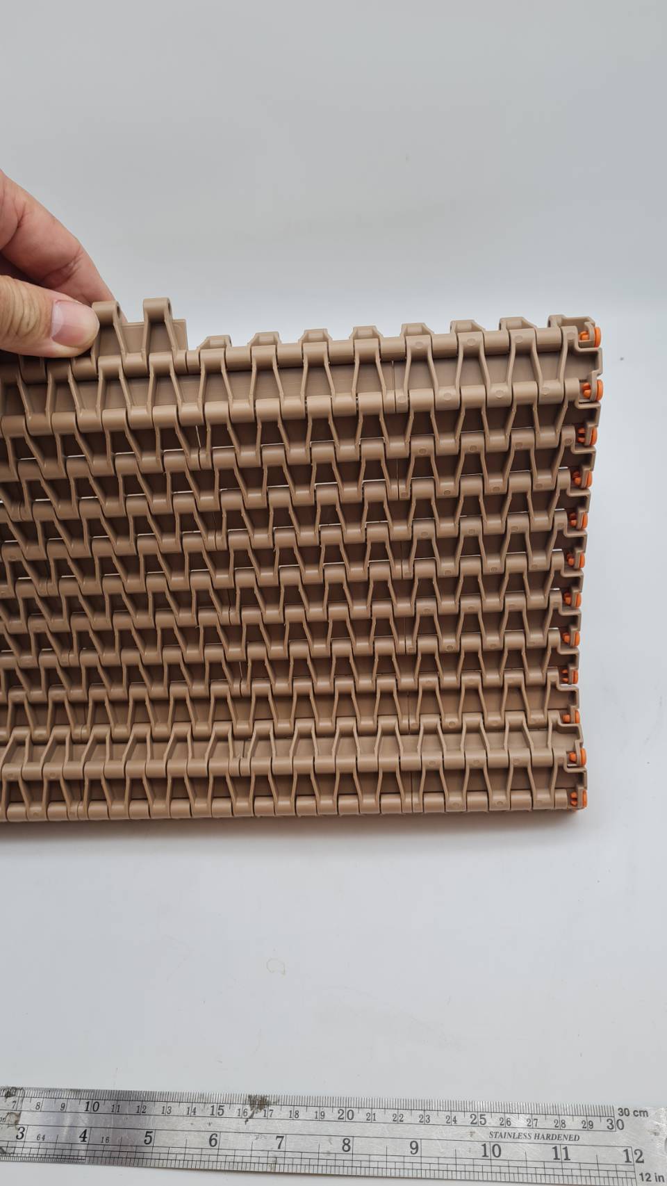 Flat modular belt สายพานลำเลียบแบบโมดูลาร์ผิวเรียบ ขนาด ต่างๆตามการใช้งาน Har 5935