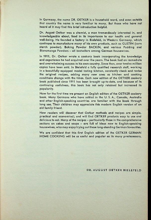 GERMAN HOME COOKING (สูตรอาหารเยอรมัน ฉบับภาษาอังกฤษ)