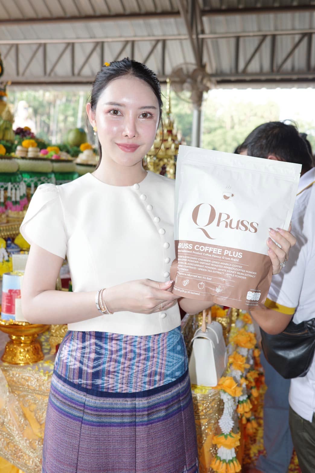 กาแฟคิวรัสส์ สูตรใหม่ Qruss Coffee 1ห่อมี30ซอง กาแฟปูไปรยา ของแท้