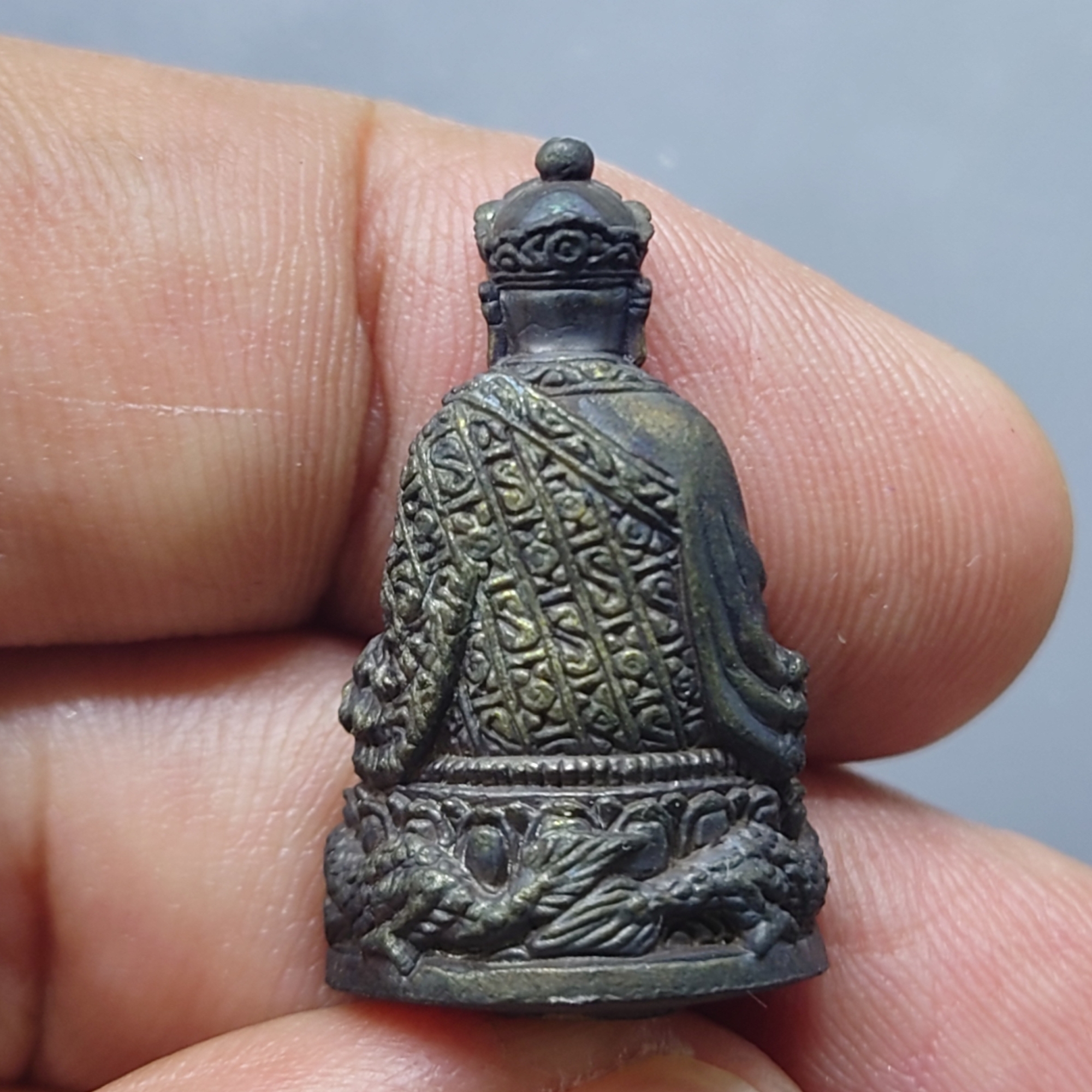 พระกริ่งหลวงปู่ไต้ฮงกง กริ่งนวะโลหะ เนื้อนวะ รุ่นฉลองมูลนิธิปอเต็กตึ้งครบ 90ปี พ.ศ.2543 พร้อมตลับเดิม