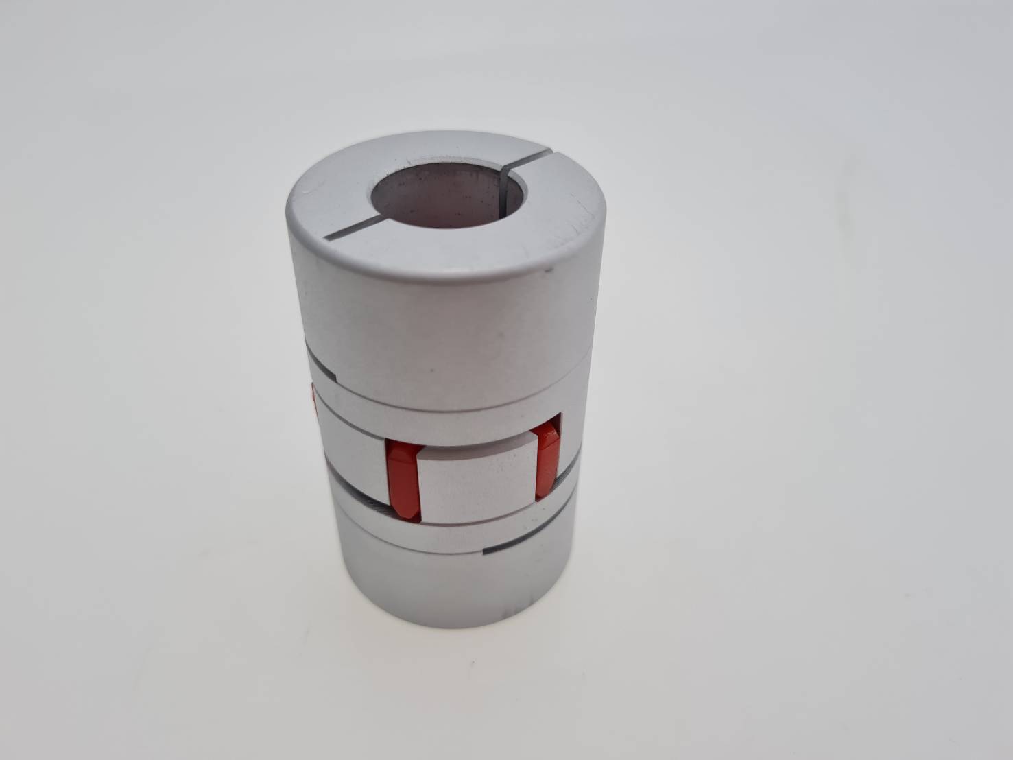 Jaw Coupling JM40C L65คัปปลิ่ง (ยอย)ประกบเพลา สำหรับเครื่อง CNC เครื่อง3D print และใช้ส่งกำลังเพลา ขนาด20มม ถึง 24 มม