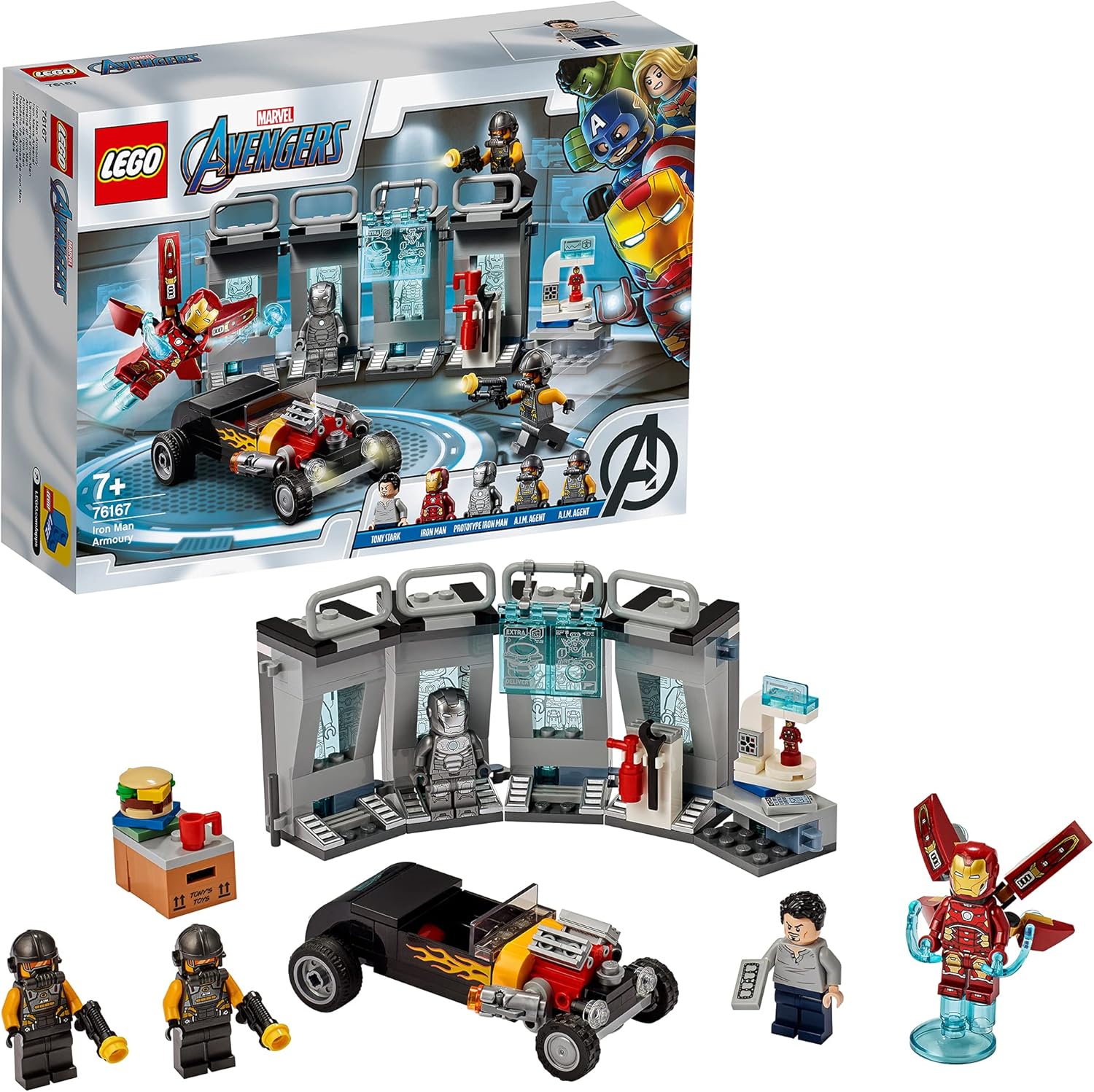 **MTS Toys**เลโก้ Lego Marvel Avengers 76167 : Iron Man Armory