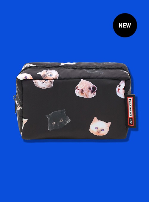 [3CE X Toiletpaper] 3CE Padded Cube Pouch