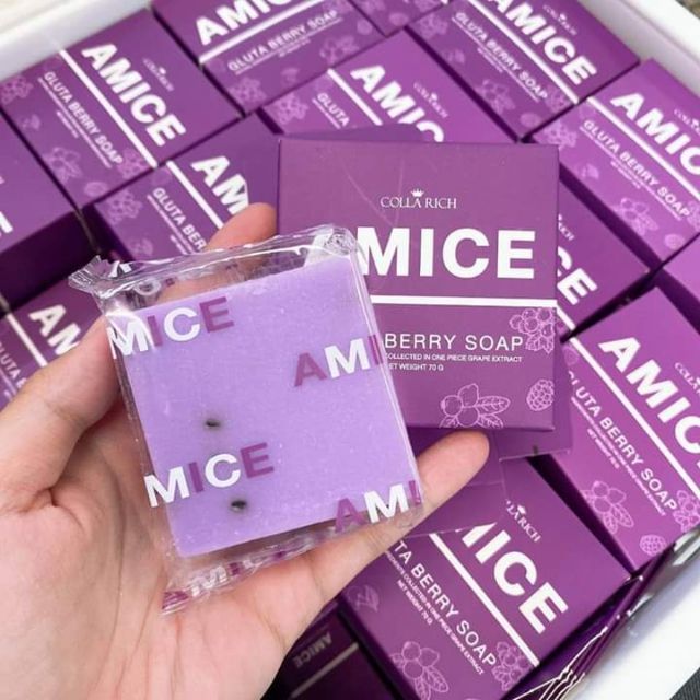 สบู่เอมิสamice สบู่ผิวเผือก 70กรัม