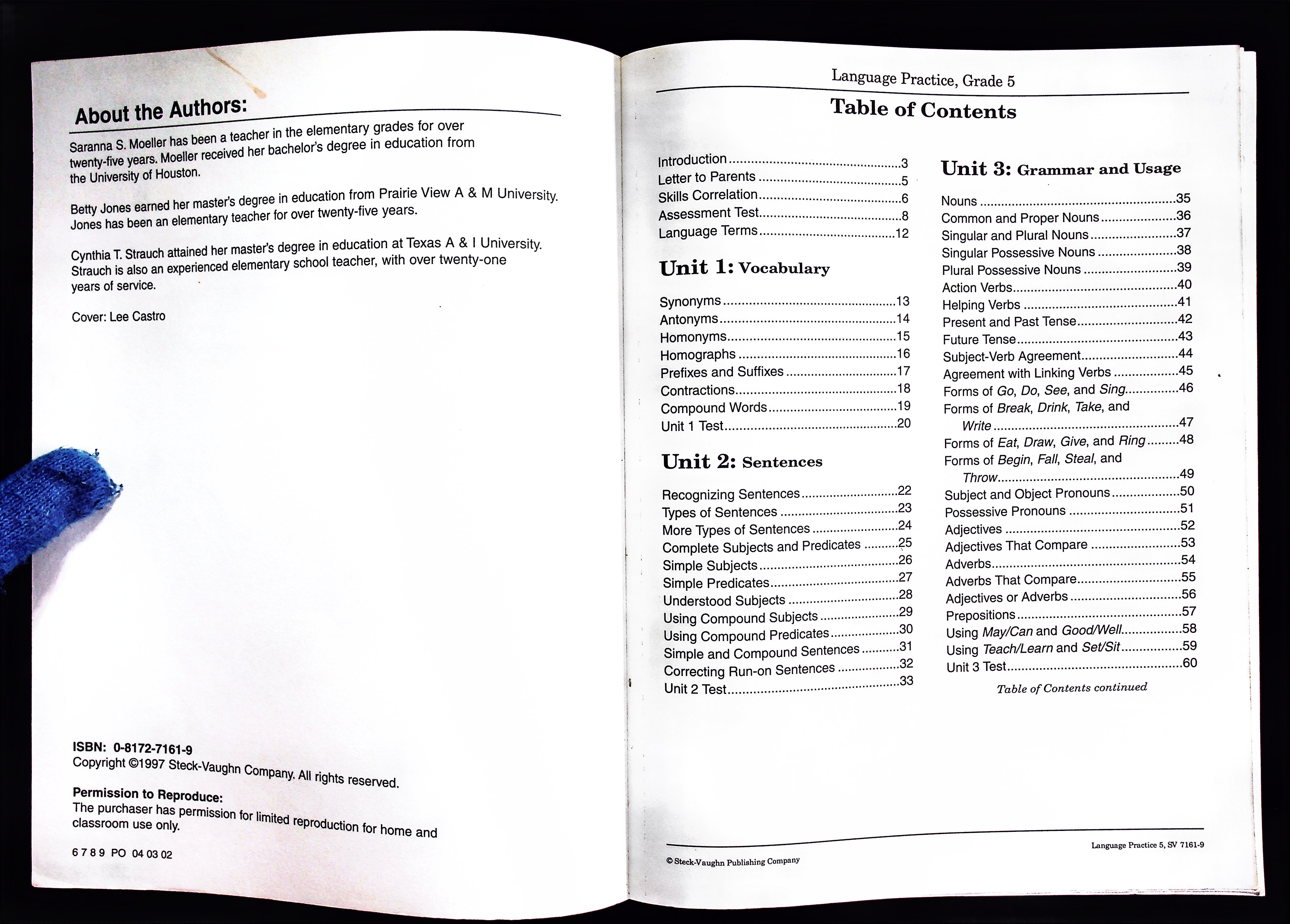 LANGUAGE PRACTICE Grade 5