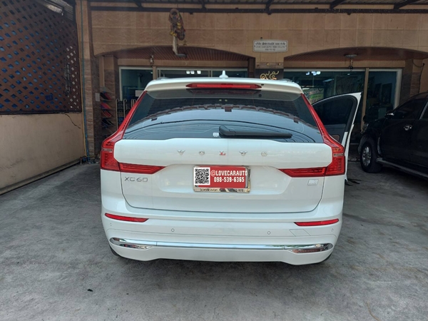 พรมปูพื้นรถยนต์ ผ้ายาง eva volvo xc60 2022 ลายธนู สีดำ เต็มคัน