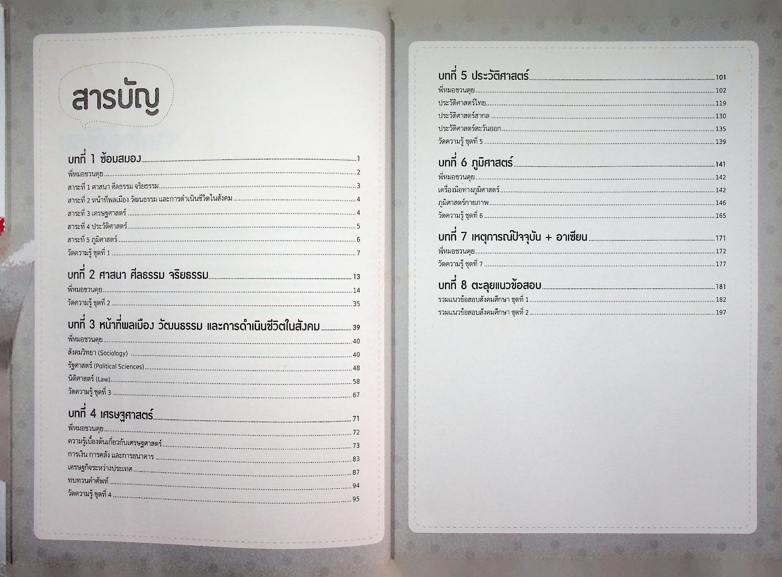 สรุปเข้ม สังคม มัธยมปลาย มั่นใจเต็ม 100