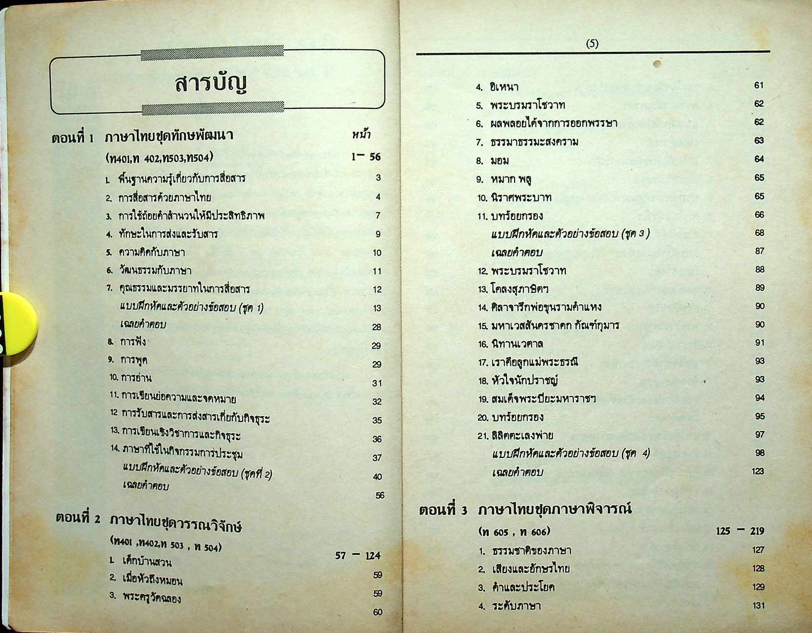 คู่มือ ภาษาไทย กข เตรียมสอบ Entrance