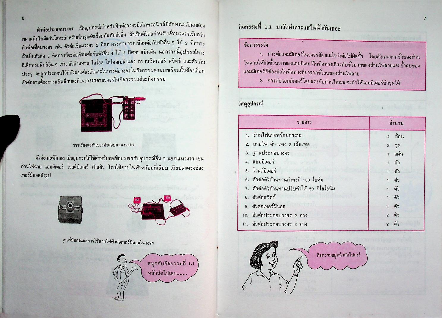 หนังสือเรียน วิชาวิทยาศาสตร์ ว 016 สนุกกับอิเล็กทรอนิกส์ ระดับมัธยมศึกษาตอนต้น