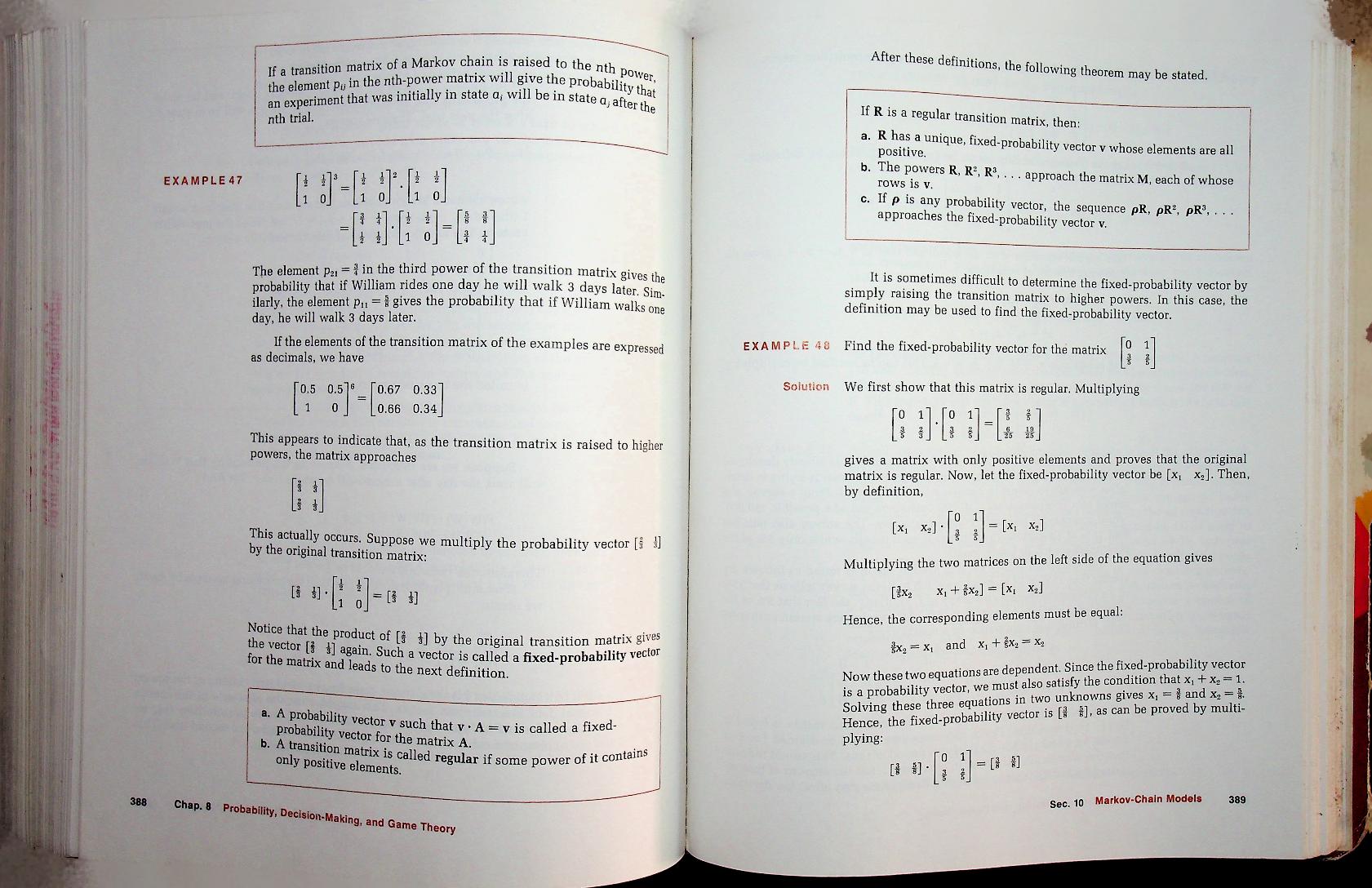Finite Mathematics with Application to Business and the Social Sciences