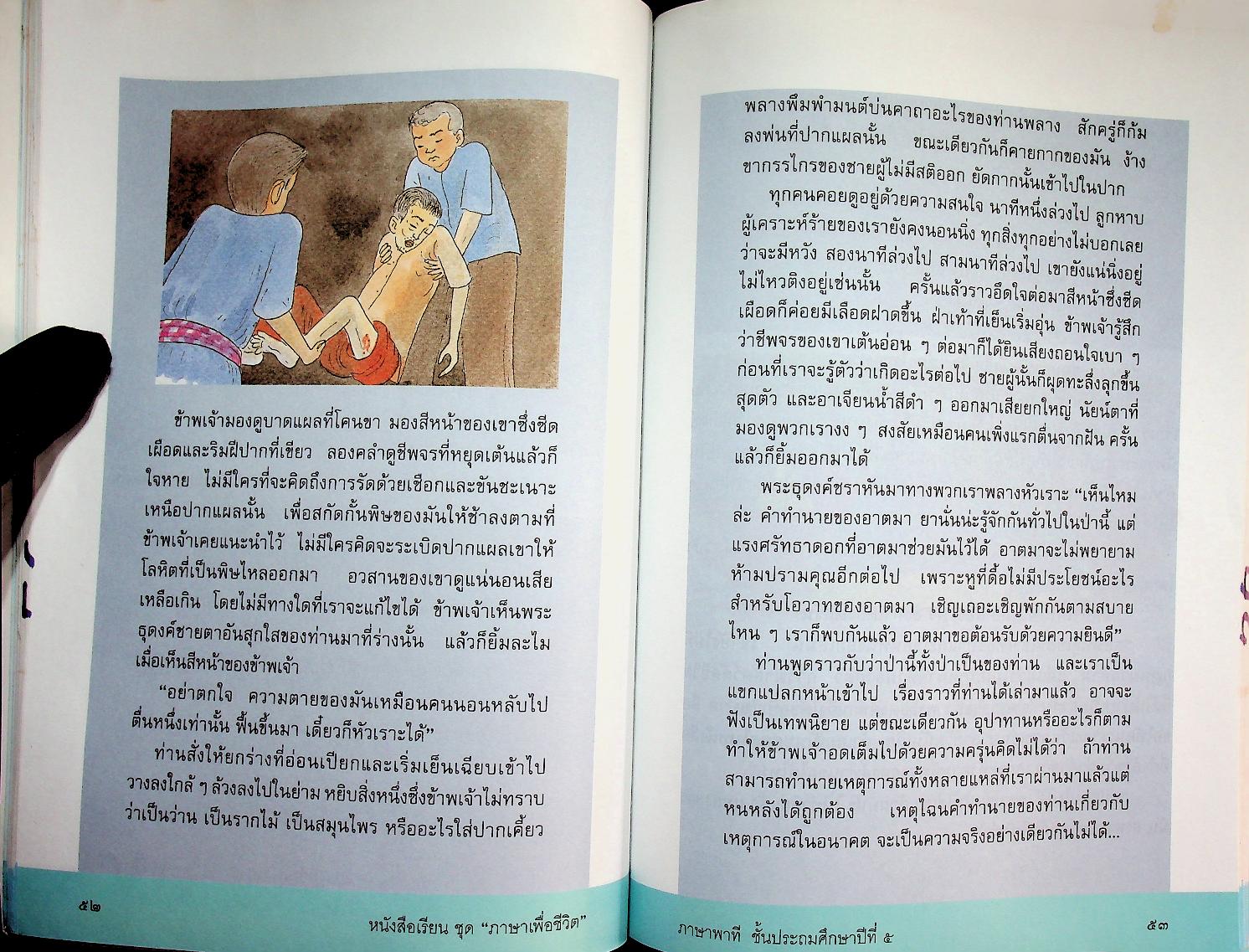 หนังสือเรียนสาระการเรียนรู้พื้นฐาน ชุด ภาษาเพื่อชีวิต ภาษาพาที ชั้นประถมศึกษาปีที่ ๕